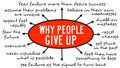 Why people give up