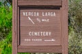 A description board for the trail in Laguna Atascosa NWR, Texas