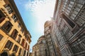 Description: Detail of the facade of Duomo Cathedral Santa Maria