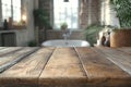Empty table top with blurred bathroom background mock up for product display Royalty Free Stock Photo