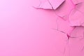 Pink Gradient Triangular Paper Layers Abstract Background