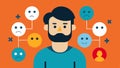 These descriptions can guide the creation of vector illustrations that effectively convey the idea of emotional