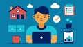 These descriptions can guide illustrators in creating visuals that convey the essence of telework facilitation..