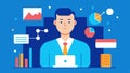 These descriptions can serve as concepts for creating vector illustrations that depict the role of data scientists in