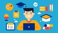 These descriptions can serve as inspiration for vector illustrations depicting the diverse aspects of online course