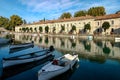 DESENZANO DEL GARDA, ITALY/EUROPE - OCTOBER 25 : Row of houses i Royalty Free Stock Photo