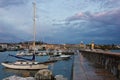 Desenzano del Garda view toward marina and city