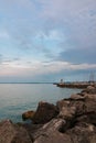 Desenzano del Garda waterfront on Lake Garda, Italy Royalty Free Stock Photo