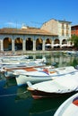 Desenzano harbor Royalty Free Stock Photo