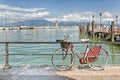 Desenzano harbour, Garda lake Royalty Free Stock Photo