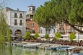 Desenzano harbour, Garda lake Royalty Free Stock Photo