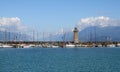 Desenzano lighthouse Royalty Free Stock Photo