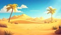 Desert art backgrounds wall Royalty Free Stock Photo