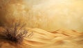 Desert art backgrounds wall Royalty Free Stock Photo