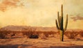 Desert art backgrounds wall Royalty Free Stock Photo