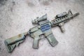 Desert Assault rifle Royalty Free Stock Photo