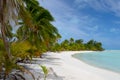 Desert beach on a remote island Royalty Free Stock Photo