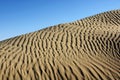 Desert with blue sky Royalty Free Stock Photo
