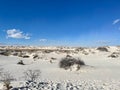 Desert Blue (white sands) Royalty Free Stock Photo