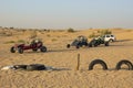 Desert buggy cars Royalty Free Stock Photo