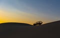 Desert Buggy at Sunset, Ica, Peru Royalty Free Stock Photo