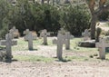 Desert Cemetery Royalty Free Stock Photo