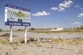 Desert construction of new homes in Clark County, Las Vegas, NV Royalty Free Stock Photo