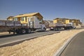 Desert construction of new homes in Clark County, Las Vegas, NV Royalty Free Stock Photo