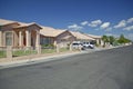 Desert construction of new homes in Clark County, Las Vegas, NV Royalty Free Stock Photo