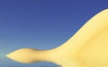 Desert curves Royalty Free Stock Photo