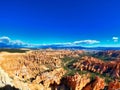 travel in west america, areal view of valley in yosemite Royalty Free Stock Photo