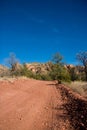 Desert dirt road Royalty Free Stock Photo