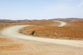 Desert dirt road Australia Royalty Free Stock Photo