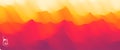 Desert dunes sunset landscape. Mountain landscape with a dawn. Mountainous terrain. Hills silhouette. Abstract background. Vector Royalty Free Stock Photo