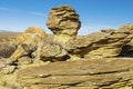 Desert geologic sandstone rocks sky Royalty Free Stock Photo