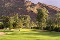 Desert golf course Royalty Free Stock Photo