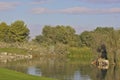 Desert Golf Course Pond Royalty Free Stock Photo