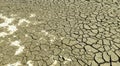 Desert ground, no water for a long time. Dry cracked ground Royalty Free Stock Photo