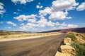 Desert Highway in American South West High Land Royalty Free Stock Photo