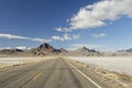 Desert highway in Western Utah Royalty Free Stock Photo