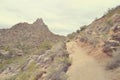 Desert Hiking Trail - Miniature, Tilt-Shift Effect