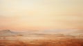 Desert Horizons: A Soft Focus Expressionist Painting Of Australian Landscapes