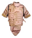 Desert interceptor body armour Royalty Free Stock Photo