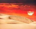 Desert in Kazakhstan Royalty Free Stock Photo