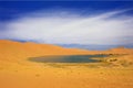 Desert lake Royalty Free Stock Photo