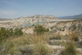 DESERT LAKE BETWEEN MOUNTAINS Royalty Free Stock Photo