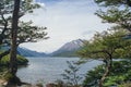 Desert lake patagonia argentina