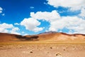 Desert landscape in Altiplano, Bolivia Royalty Free Stock Photo