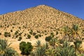 Desert landscape in Antiatlas Mountains Royalty Free Stock Photo