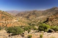 Desert landscape in Antiatlas Mountains Royalty Free Stock Photo